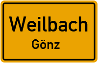 Tannenbuckelweg in WeilbachGönz