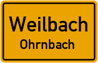 Straßenverzeichnis Weilbach Ohrnbach