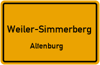 Straßenverzeichnis Weiler-Simmerberg Altenburg