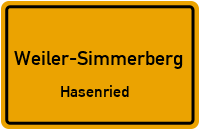 Straßenverzeichnis Weiler-Simmerberg Hasenried