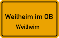 Waitzacker in Weilheim im OBWeilheim