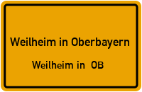 Plantanenstraße in Weilheim in OberbayernWeilheim in OB