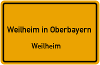Wessobrunner Straße in 82362 Weilheim in Oberbayern (Weilheim)