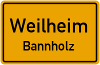 Straßenverzeichnis Weilheim Bannholz