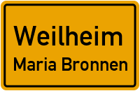Straßenverzeichnis Weilheim Maria Bronnen