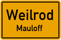 Brunnenstraße in WeilrodMauloff
