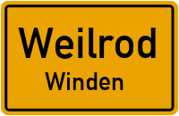 Unterdorfstraße in WeilrodWinden
