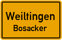 Straßen in Weiltingen Bosacker