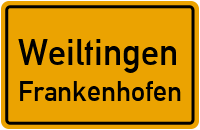 Straßen in Weiltingen Frankenhofen