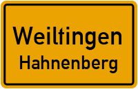 Straßen in Weiltingen Hahnenberg