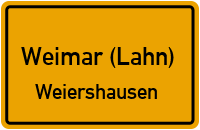 Weiershäuser Straße in Weimar (Lahn)Weiershausen