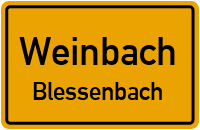 Straßenverzeichnis Weinbach Blessenbach