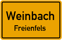 Straßenverzeichnis Weinbach Freienfels