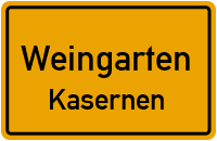 Siemensstraße in WeingartenKasernen