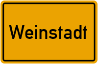 City Sign Weinstadt