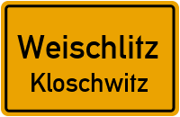 Kloschwitzer Hauptstraße in WeischlitzKloschwitz
