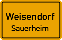 Straßenverzeichnis Weisendorf Sauerheim