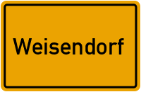 City Sign Weisendorf