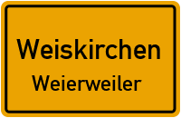 Straßenverzeichnis Weiskirchen Weierweiler