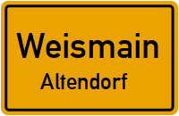 Straßenverzeichnis Weismain Altendorf