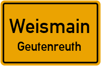 Straßenverzeichnis Weismain Geutenreuth