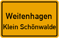 Am Bierbach in WeitenhagenKlein Schönwalde