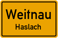 Engelhirscher Straße in WeitnauHaslach