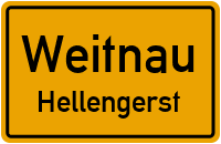 Burgstraße in WeitnauHellengerst
