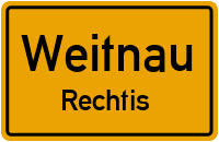 Dorfstraße in WeitnauRechtis
