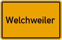 City Sign Welchweiler