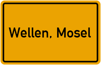City Sign Wellen, Mosel