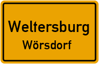 Oberweg in WeltersburgWörsdorf