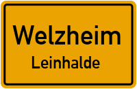 Leinhalde in WelzheimLeinhalde