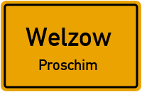 Welzower Straße in WelzowProschim