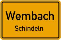Bundesstraße in WembachSchindeln