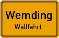 Adolf-Kolping-Straße in WemdingWallfahrt