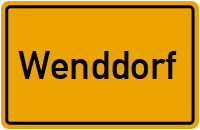 City Sign Wenddorf