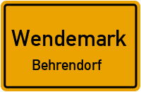 Werbener Straße in WendemarkBehrendorf