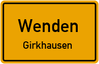 Straßenverzeichnis Wenden Girkhausen