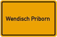 City Sign Wendisch Priborn
