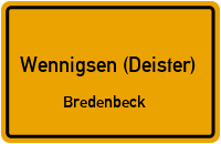 Deisterstraße in 30974 Wennigsen (Deister) (Bredenbeck)