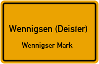 Egestorfer Straße in Wennigsen (Deister)Wennigser Mark