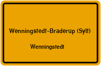 Hauptstraße in Wenningstedt-Braderup (Sylt)Wenningstedt