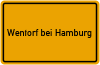 Hamburger Landstraße in Wentorf bei Hamburg