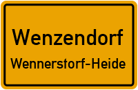 Wennerstorfer Kirchweg in WenzendorfWennerstorf-Heide