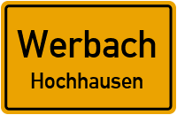 Hochhäuser Straße in 97956 Werbach (Hochhausen)