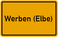 City Sign Werben (Elbe)