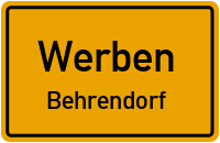 Gemeindeweg in WerbenBehrendorf