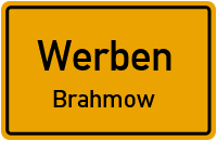 Brahmower Dorfstraße in WerbenBrahmow