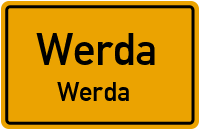 Hauptstraße in WerdaWerda